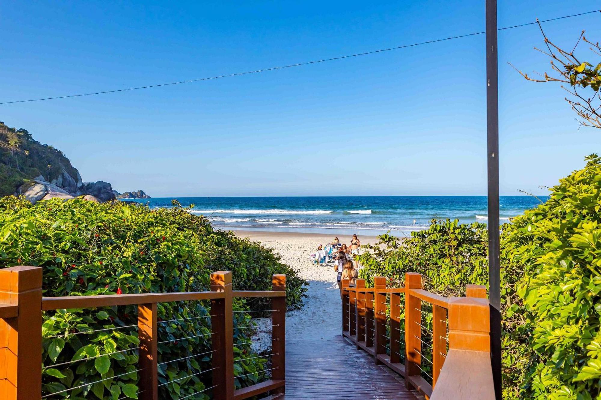 Varandas Do Atlantico - Confortavel Apto Em Condominio Pe Na Areia ボンビーニャス エクステリア 写真